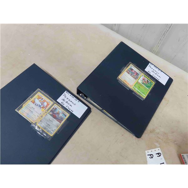 120 Pokémon Cards Organized in Binders
