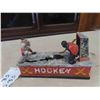 Image 2 : Cast Iron Mechanical Hockey Bank - Works