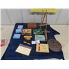 Image 1 : Cigar tin, Wooden Spigot, Card Box, French Mustard Spoon, plus more