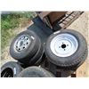 Image 2 : 15 Trailer Tires - some with rims ; (6) 8" rims + (7) 12" rims + (2) 13" rims - Tires ; 