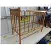 Image 2 : Doll Crib Made of Wood - No Bottom 18" x 28" x 36" 