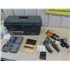 Image 1 : Tool Box, Drill Bits, Stapler, Stud Detector, Chalkline