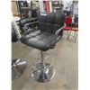 Image 2 : 3 pcs Chrome Base Table + 2 Chairs - All Adjustable, Vinyl Seat Covers + Swivel Stools