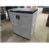 Image 2 : Suncast 2 Door Heavy Poly/ Resin Outdoor Storage Cabinet 20" x 30" x 36" 