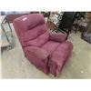 Image 2 : Burgundy Reclining Rocking Chair