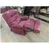 Image 5 : Burgundy Reclining Rocking Chair