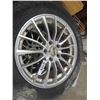 Image 2 : Set of 4 Advanti Racing Aluminum Rims 5 Bolt with Goodyear Assurance 