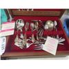 Image 2 : 2 Sets of Silver Flatware with Chests