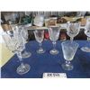 Image 2 : Lot of 8 Crystal Glasses + Golf Club Covers