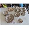 Image 1 : 40 Pieces Various Makers of Heritage Ironstone Dinnerware