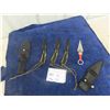 Image 1 : Set of 3 Swiss Tech Knives + Throwing Knife
