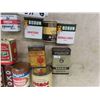 Image 4 : Spice Tins ; Baking Powder, Blue Ribbon, Nabob, Slade's, Calumet, Watkins, plus others