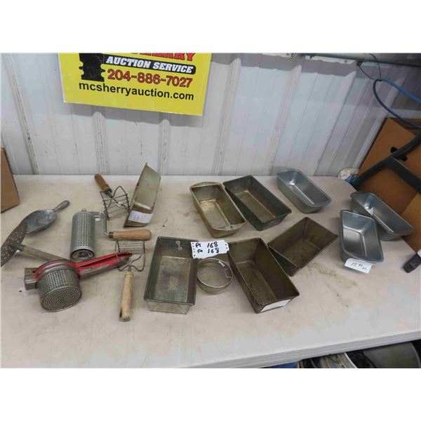 Baking Tins, Utensils, Presses, Scoops