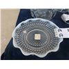 Image 2 : Glassware Bowls + Trays, Fenton Glass Diamond Knob