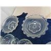 Image 3 : Glassware Bowls + Trays, Fenton Glass Diamond Knob