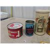 Image 3 : 9 Tins ; Swift Lard 3lb, Hills Bros Coffee 1lb, Carrs Biscuits, Rexall, plus others