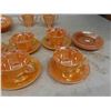Image 2 : 42 Fire King Place Setting ; Plates, Bowls, Cream + Sugar, plus more
