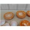 Image 5 : 42 Fire King Place Setting ; Plates, Bowls, Cream + Sugar, plus more