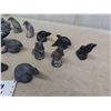 Image 2 : 15 Soapstone Style Ornaments ; Animals + Birds