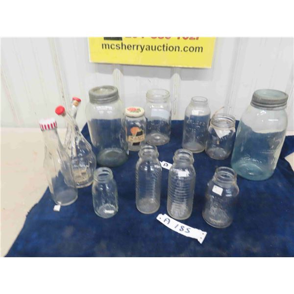 Sealers, Baby Bottles, Store Product Bottles; Harlicks, Crown, Curiosity, plus others