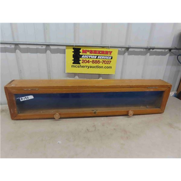 Table Top or Wall Mount Display Case 6" x 10.5" x 48"