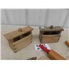 Image 2 : 2 Butter Presses, Rolling Pins, Primitive Wood Spoon / Ladle, Wooden Press Plunge