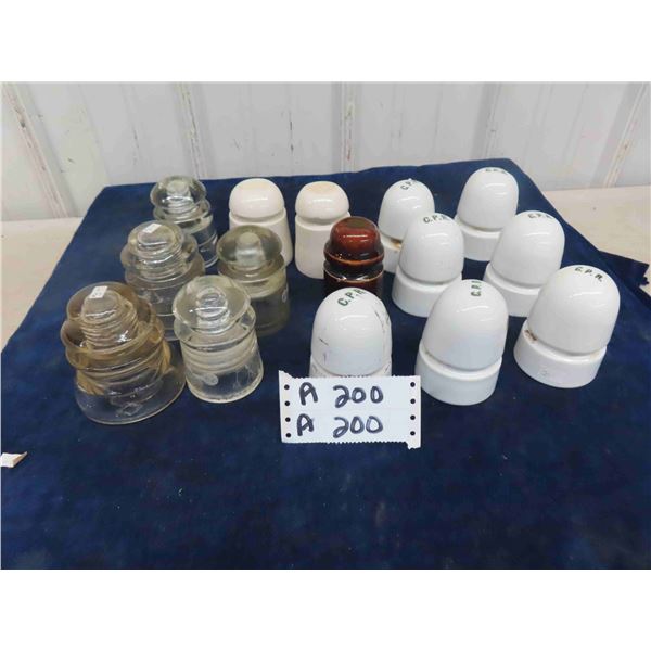 15 Insulators - 7 Labelled CPR