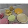 Image 2 : 15 pcs Fiesta Plates, Cups + Saucers