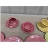 Image 4 : 15 pcs Fiesta Plates, Cups + Saucers