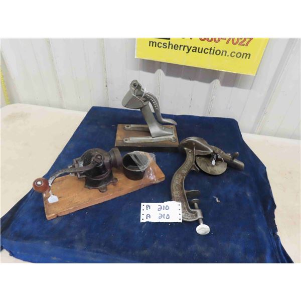 Cherry Stoner #16,Monterey Juice Press, Cast Coffee Grinder - NO Jar