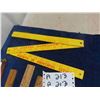 Image 3 : 9 Wooden Rulers - Straight + Folding - Many with Advertising ; 7Up, Dominion Oil