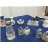 Image 4 : China/ Glass Salt + Pepper Shakers & Candle Holders