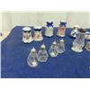 Image 5 : China/ Glass Salt + Pepper Shakers & Candle Holders