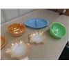 Image 2 : 7pc Fire King or Like Fire King, Pyrex Delphite + Jadeite