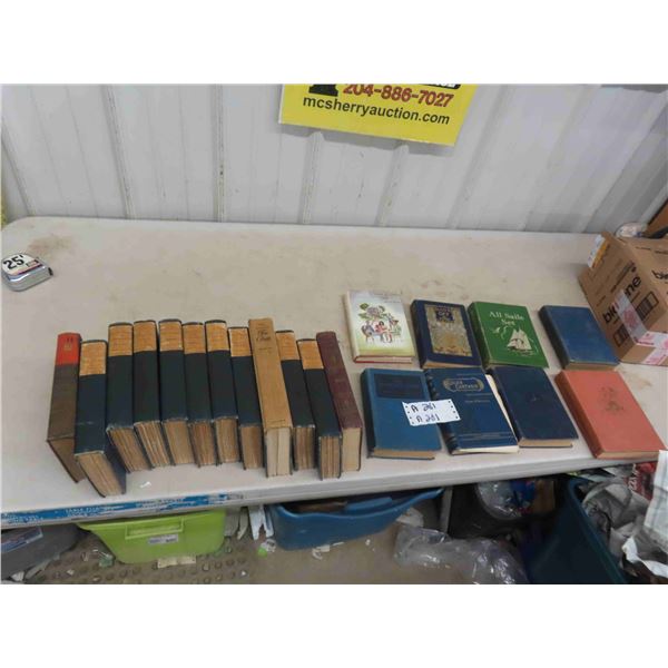 20 Hard Cover Books - Various Stories & Frontenac Series