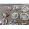 Image 3 : 9 China Tea Cups + Saucer Pairs + Cream & Sugar ; Royal Vale, Rosylyn, Royal Albert, 