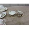 Image 5 : 9 China Tea Cups + Saucer Pairs + Cream & Sugar ; Royal Vale, Rosylyn, Royal Albert, 
