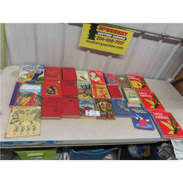 24 Children's Story Books; Black Stallion, Robin Hood, Tarzan, plus others