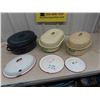 Image 1 : 3 Enamel Roasters + Extra Lid