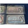 Image 3 : 1954 Canadian Dollars Lot ; $1, $2, $5, $10, $20