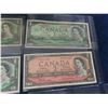 Image 3 : 1954 + 1967 Canadian Dollars Lot ; 3 Different $1 Bills + (3) $2 Bills