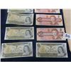 Image 3 : 1973 + 1986 Canadian Dollar Bills Lot ; (5) $1 + (5) $2 & Dakota National Ban
