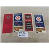 Image 1 : 4 Vintage 1940's + 60's Railway Time Tables ; Great Northern, Burlington Route,
