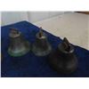 Image 2 : 8 Antique Sheep Open End Bells - 6 Are Solid Brass - 1 Dated + Embossed ' Champion 1878' 