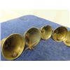 Image 5 : 8 Antique Sheep Open End Bells - 6 Are Solid Brass - 1 Dated + Embossed ' Champion 1878' 