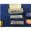 Image 2 : 3 Vintage Harmonicas ; Hohner, Valencia, Bugle Boy - 2 Made in Germany, 1 Ireland - 