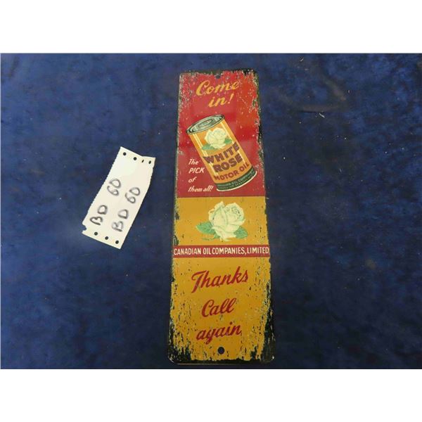 White Rose Motor Oil Metal Palm Press Limited Edition # 2 of 20 - Modern 