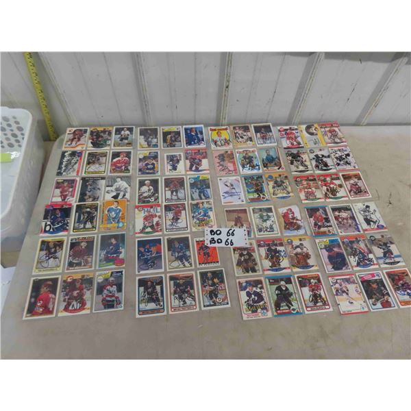 Autographed NHL Hall of Famer Card Lot ; Coffey, Bourque, Yserman, Dionne, Sundin,