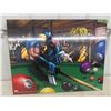 Image 1 : Marvel/ Dufferin Gamer Picture 24" x 31" & Christmas Lights