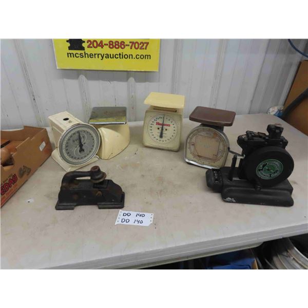 Household/ Postal Scales + Monarch Labeler